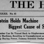 ألقى أينشتاين باللوم على الأتمتة في الكساد الكبير