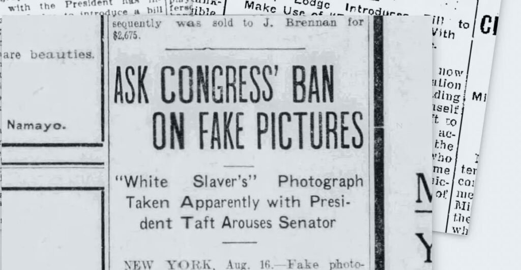 حرب عام 1912 على الصور المزيفة