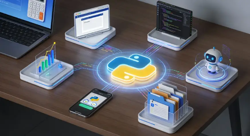 10 مشاريع بايثون للمبتدئين