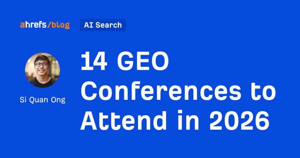 14 مؤتمرًا لجيو للحضور في عام 2026