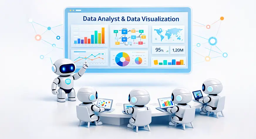 بناء محلل البيانات ووكيل التصور باستخدام Swarm Architecture