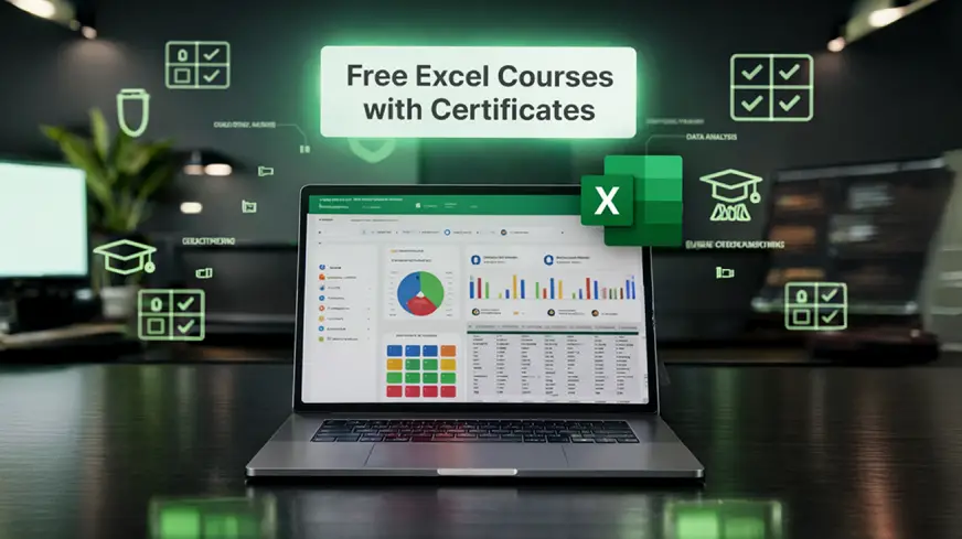 أفضل 7 دورات مجانية في Excel مع شهادات
